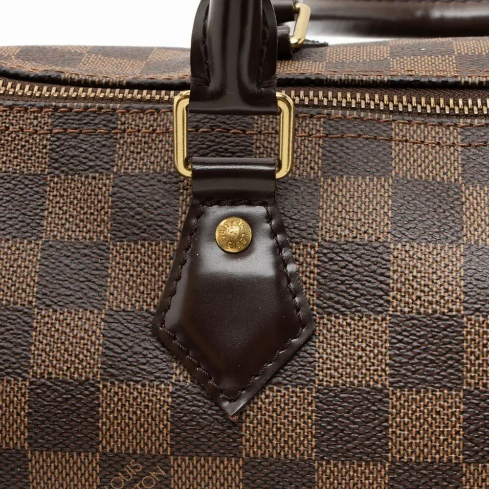 Louis Vuitton Damier Ebene Speedy 30 Satchel